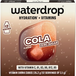 Waterdrop Vitamin Drink Cubes Cola 2.1g x 12 pack – Woolworths