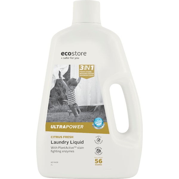 Ecostore Ultrapower Laundry Liquid Detergent Citrus Fresh 2L