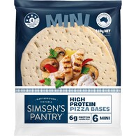 Simson's Pantry High Protein Mini Pizza Bases