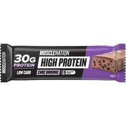 Muscle Nation High Protein Bar Choc Brownie 70g – Woolworths
