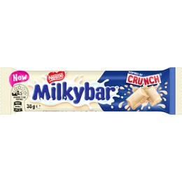 Milkybar Crunch Chocolate Bar 38g – Woolworths