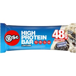 BSc High Protein Bar Cookies & Cream 92g – Woolworths