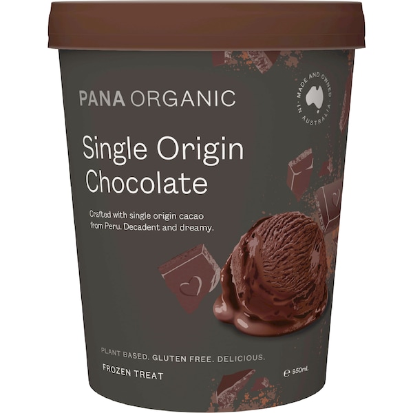 Pana Organic Frozen Treat Single Origin Chocolate 950mL