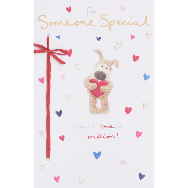 John Sands Valentine's Day Card Boofle Ribbon each