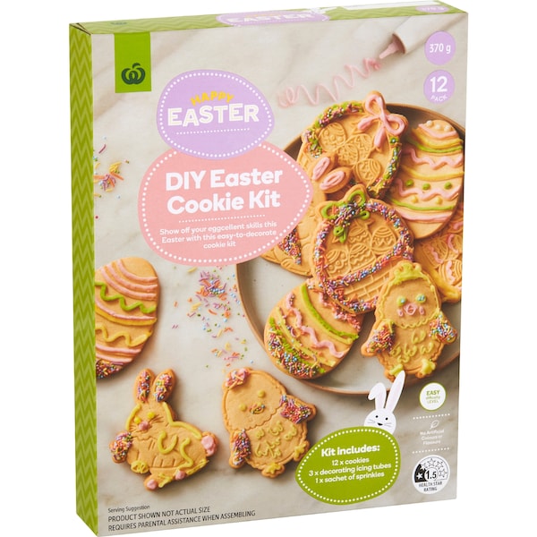 Woolworths Decorate Your Own Easter Cookies Kit 12 pack