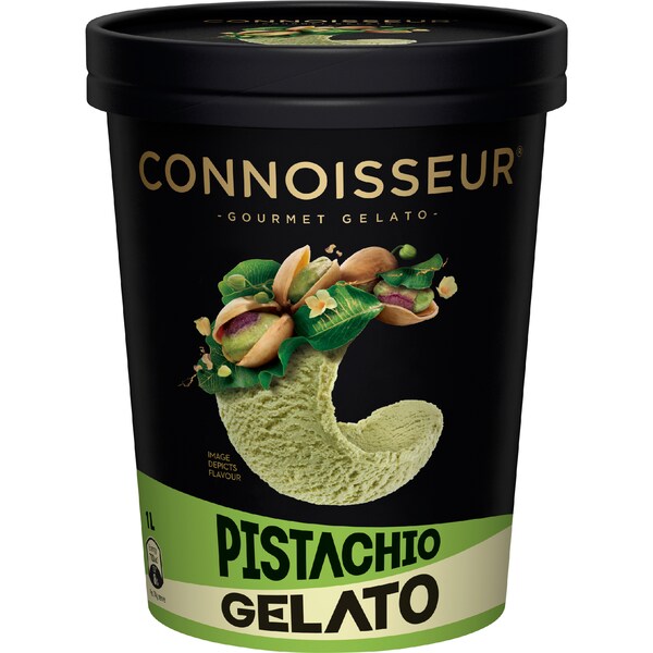 Connoisseur Pistachio Gelato Tub 1L