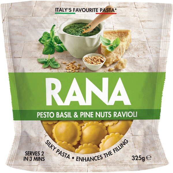 Rana Ravioli Pesto Basil & Pine Nuts 325g