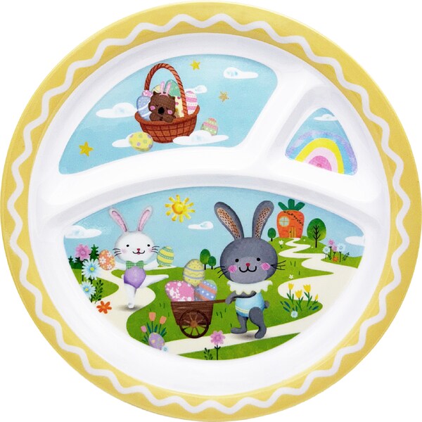 Easter Kids Character Plate Hoppy Friends each