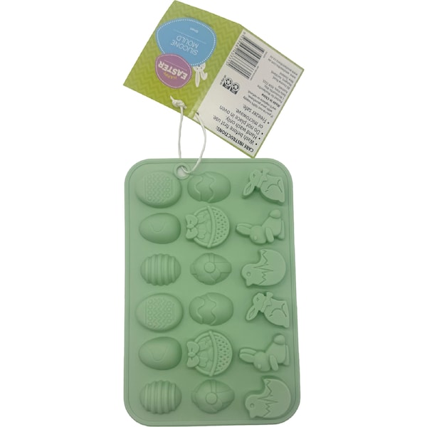 Easter Silicone Baking Mould Green each