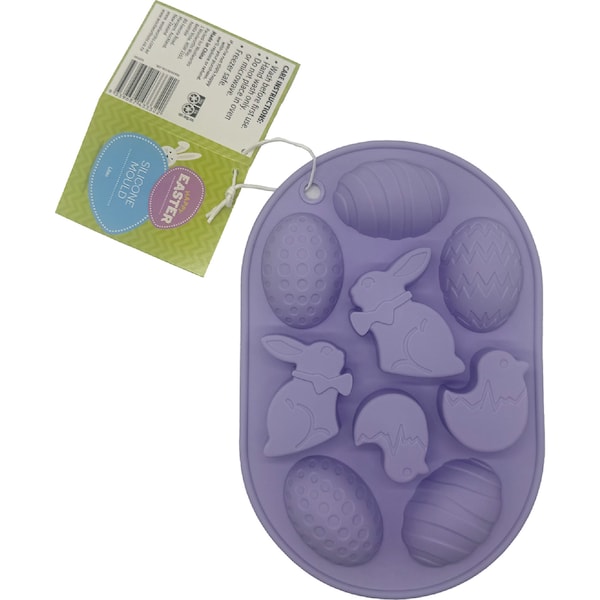 Easter Silicone Baking Mould Lilac each