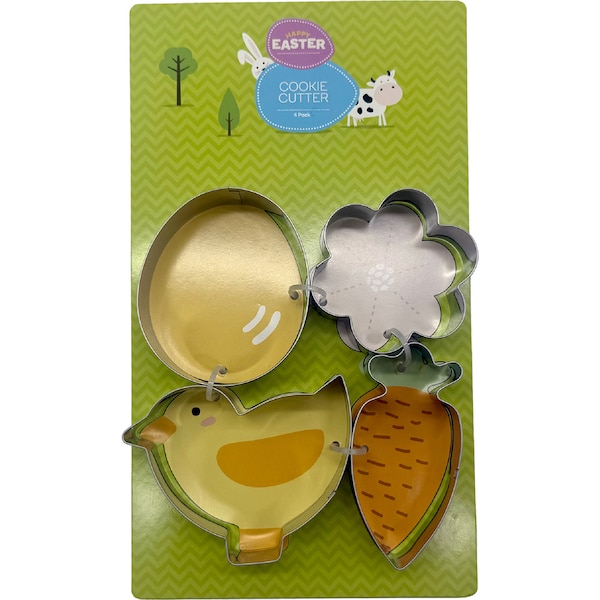 Easter Cookie Cutters 4 pack