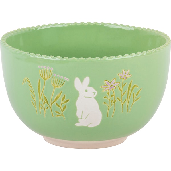 Easter Ceramic Bowl Green each