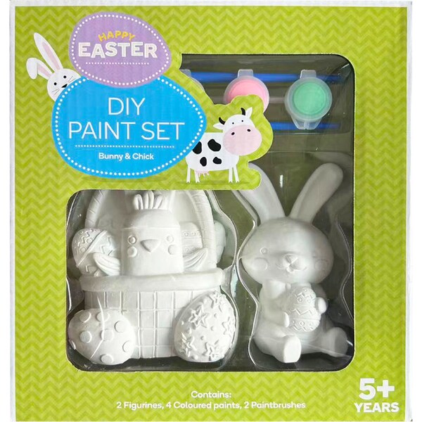 Easter Do It Yourself Paint Set Bunny & Chick each