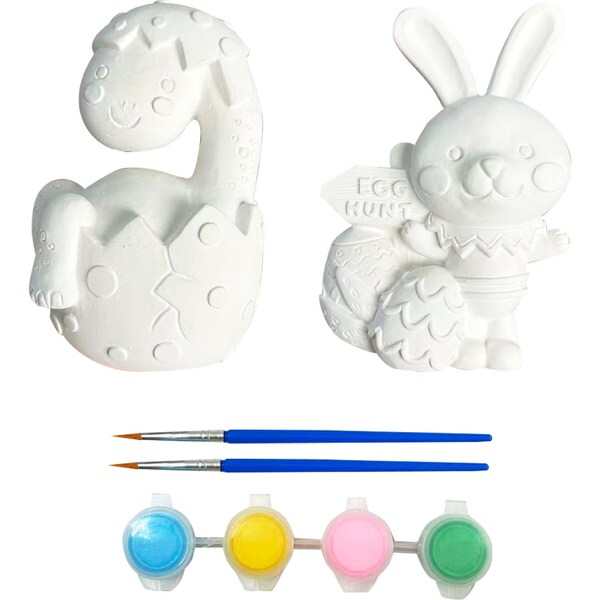 Easter Do It Yourself Paint Set Dino & Bunny each