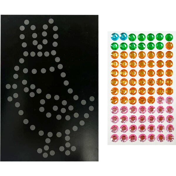 Easter Gemstone Sticker Art Kit Chick each