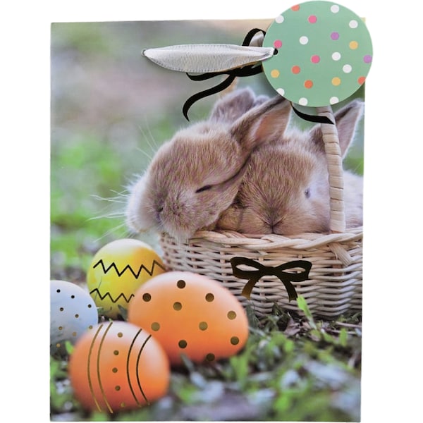 Easter Medium Gift Bag Bunny each