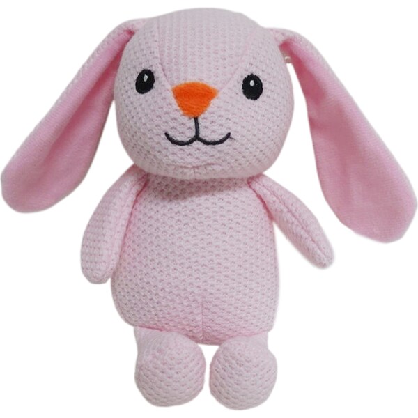 Easter Knitted Plush Bunny Pink each