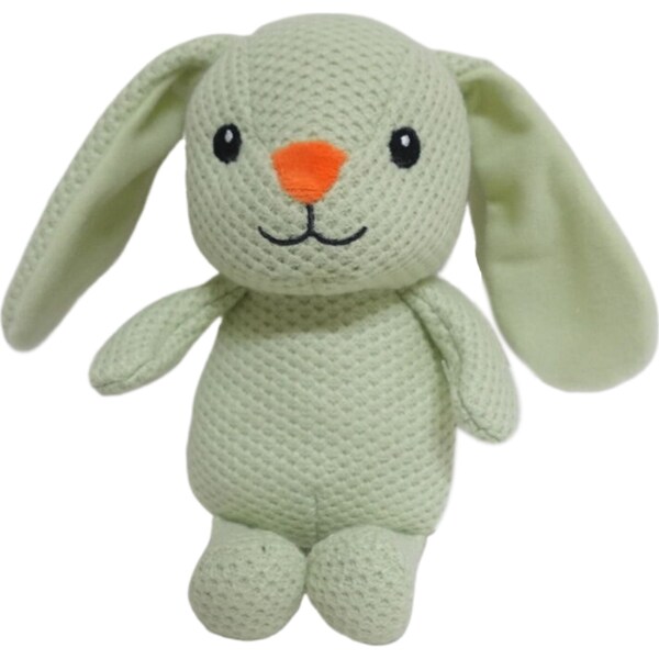 Easter Knitted Plush Bunny Green each