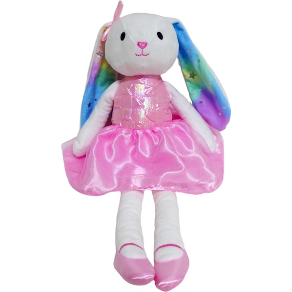 Easter Character Plush Bunny Pink Dress each