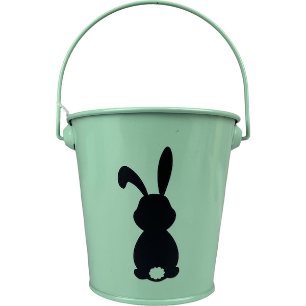 Easter Metal Pail Green each