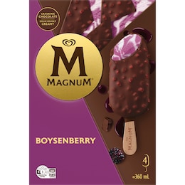 Magnum Boysenberry Sticks 4 pack – Woolworths
