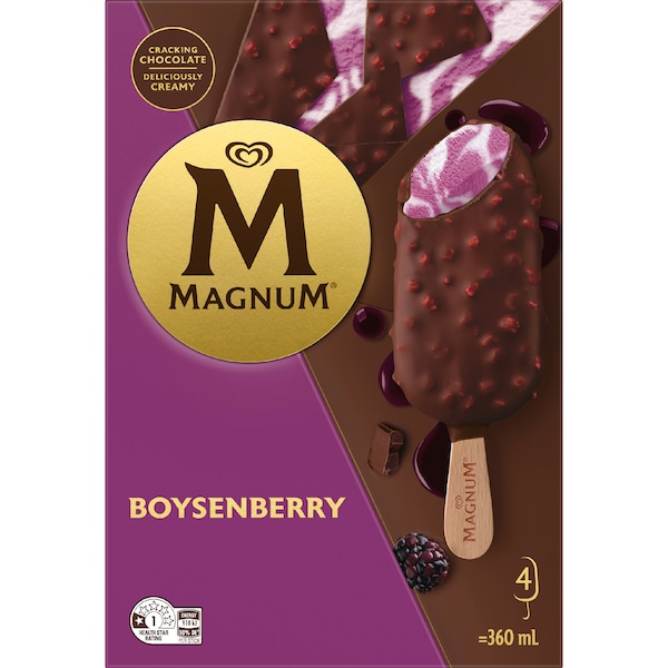 Magnum Boysenberry Sticks 4 pack