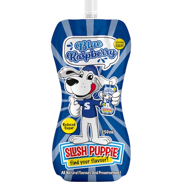 Slush Puppie Slushy Blue Raspberry 250mL