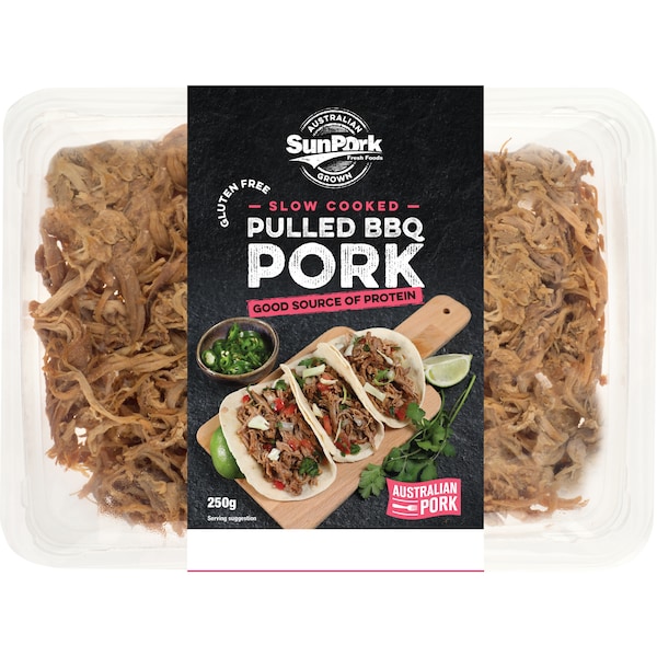 Sunpork Pulled BBQ Pork 250g