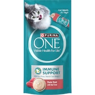 Purina One Immune Support Cat Treats Puree With Tuna
