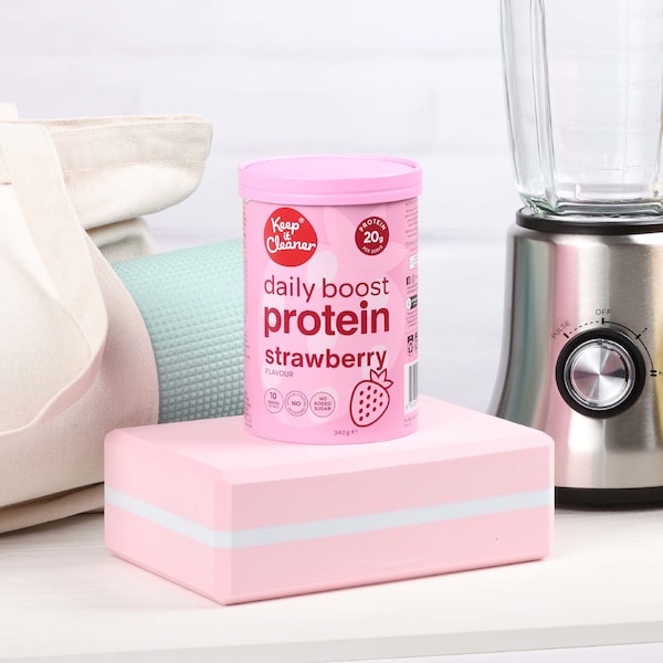 Keep It Cleaner Daily Boost Protein Powder Strawberry 340g