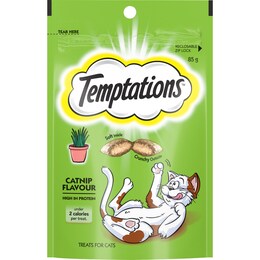 Temptations Cat Treats Catnip Flavour 85g – Woolworths