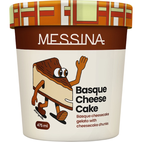 Messina Gelato Burnt Basque Cheesecake 475mL