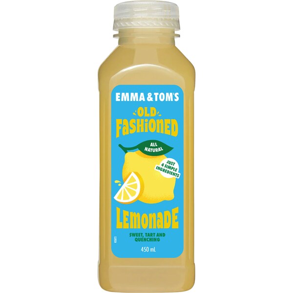Emma & Tom's Old Fashioned Lemonade Juice 450mL