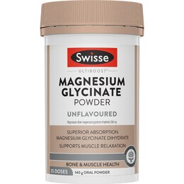 Swisse Ultiboost Magnesium Glycinate Powder 140g – Woolworths