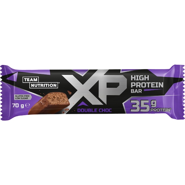 Team Nutrition XP High Protein Bar Double Choc 70g