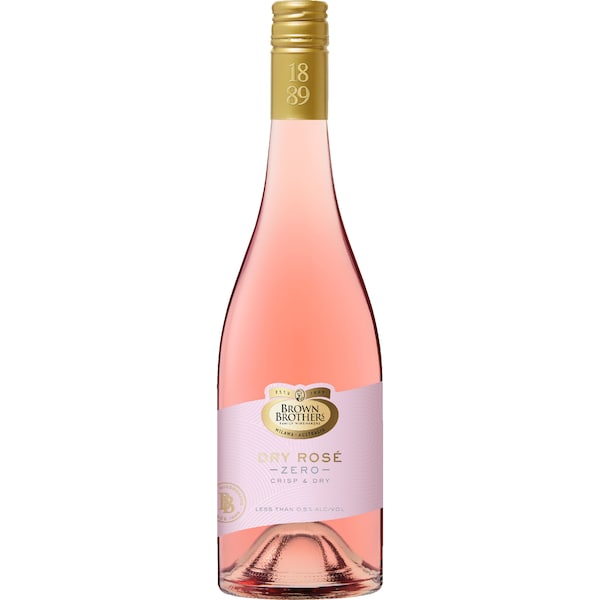 Brown Brothers Zero Alcohol Dry Rose 750mL