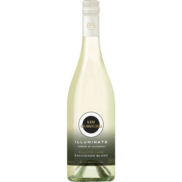 Kim Crawford Lower Alc Sauvignon Blanc 8% Bottle 750mL
