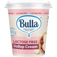 Bulla Lactose Free Dollop Cream