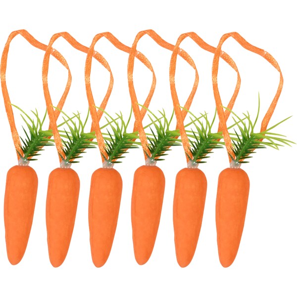Mirabella Mini Easter Carrots Orange 6 pack