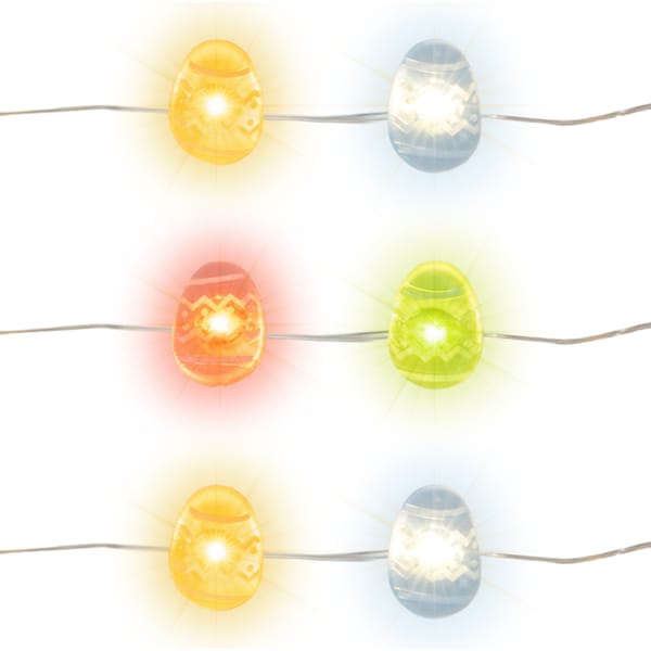 Mirabella Easter Egg Wire Lights Colourful 1.4m each