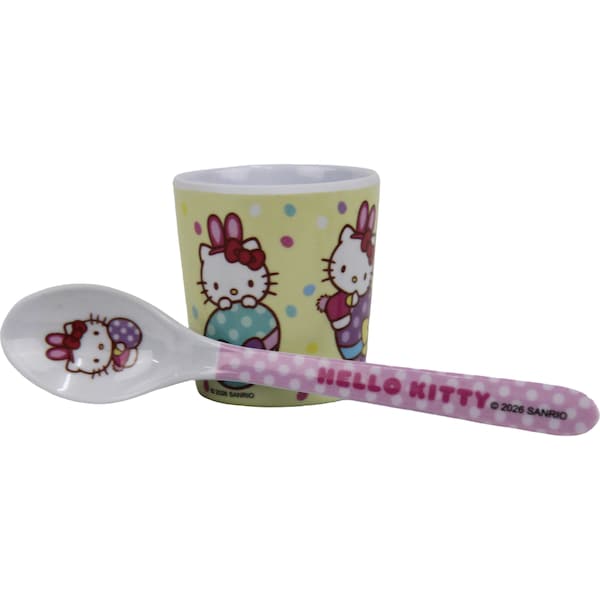 Hello Kitty Easter Egg & Spoon Set each