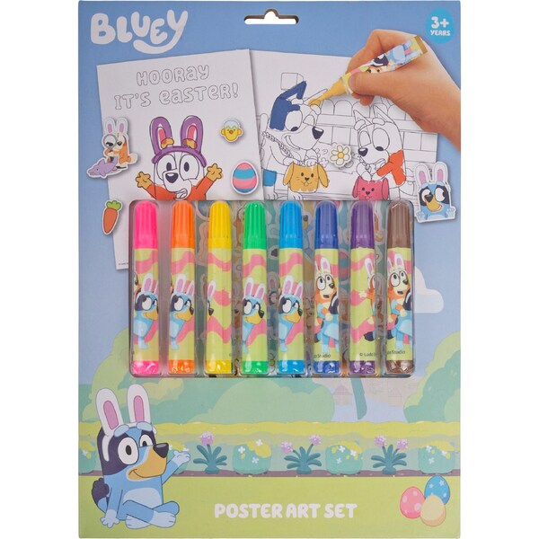 Bluey Easter Poster Art Set each