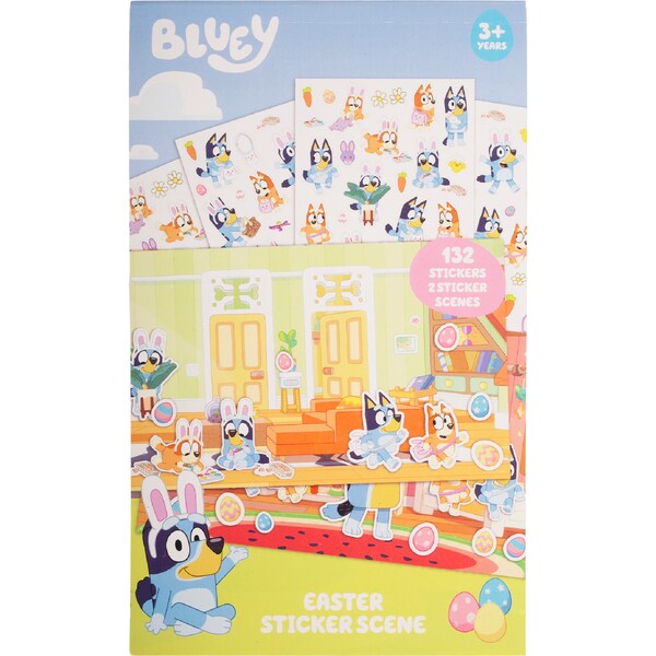 Bluey Easter Sticker Scene Set each