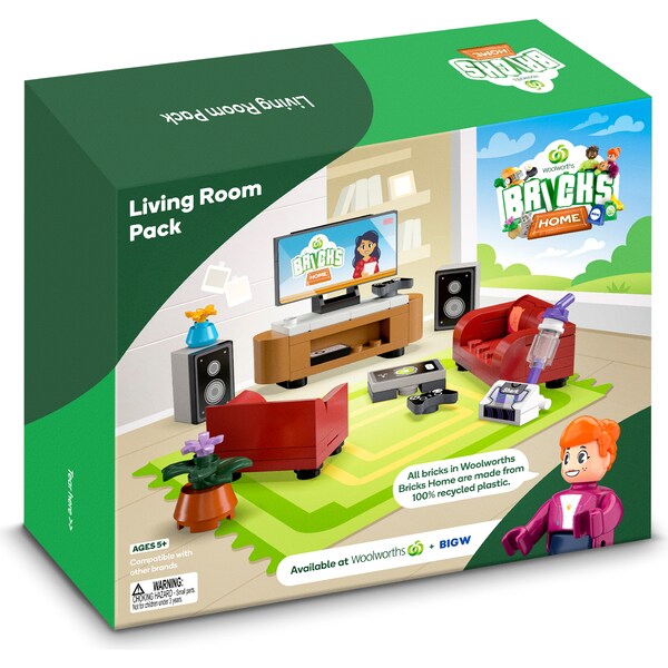 Woolworths Bricks Living Room Pack each