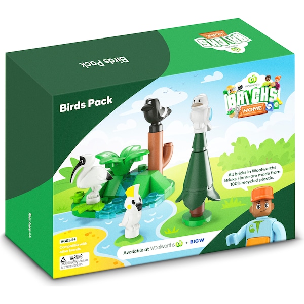 Woolworths Bricks Birds Pack each