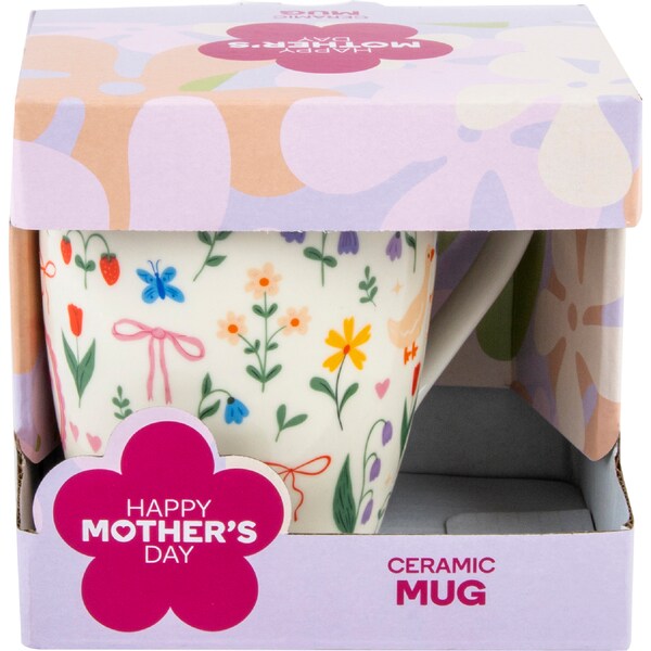 Mother's Day Ceramic Mug Floral each