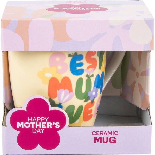 Mother's Day Ceramic Mug Best Mum Ever each