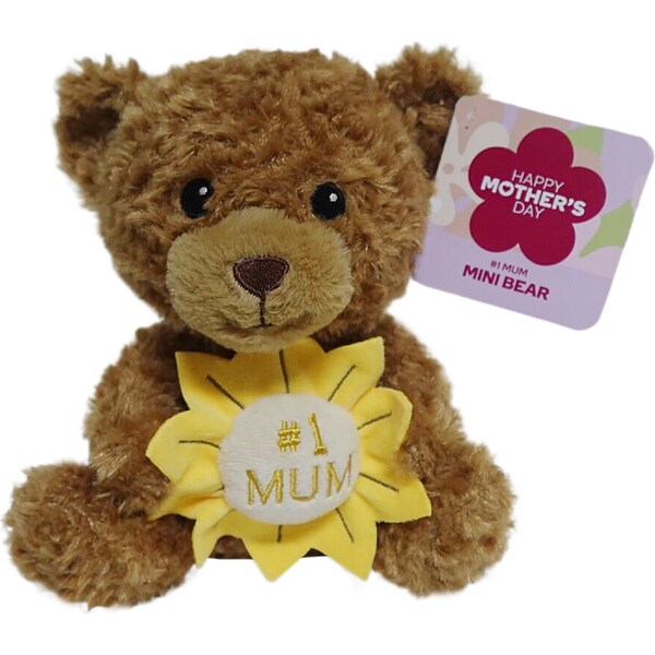 Mother's Day #1 Mum Mini Plush Bear each