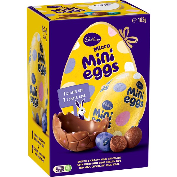 Cadbury Easter Micro Mini Chocolate Eggs Gift Box 163g