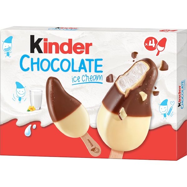 Kinder Chocolate Ice Cream 4 pack